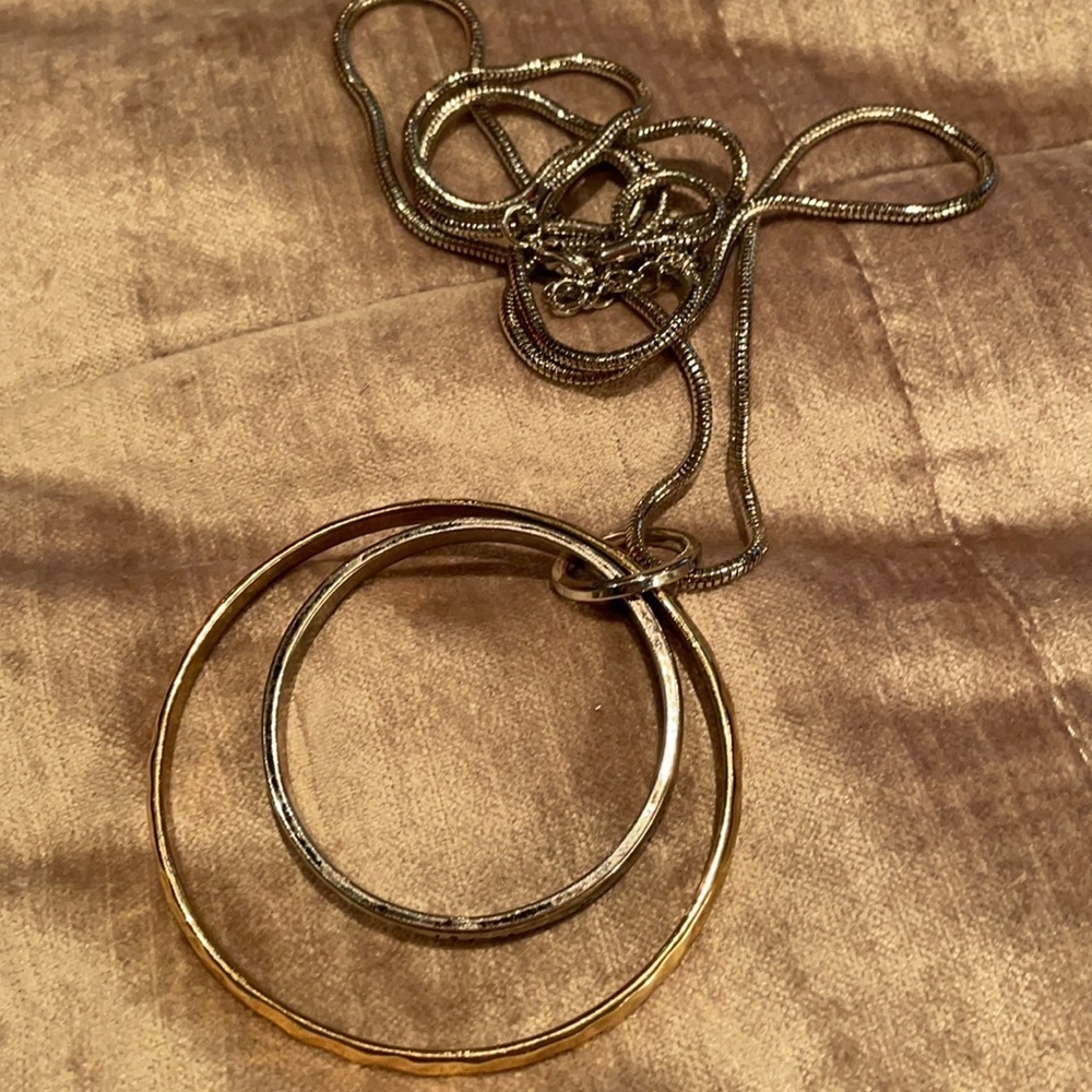 Love is All Around You Circle Necklace